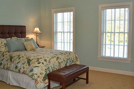 Bedroom Somfy Motorized Blinds - Sausalito