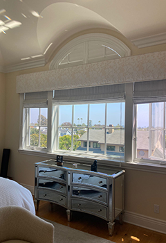 Fairfax Bedroom Roman Shades & Plantation Shutters Installation