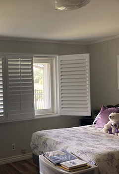 Custom Plantation Shutters in Tamalpais Valley