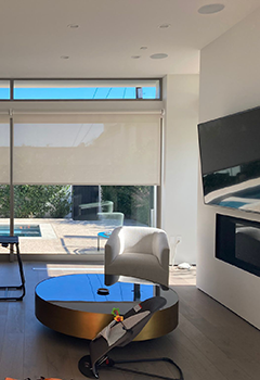 Somfy Motorized Shades in Mill Valley